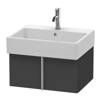 Duravit Mueble De Pared Duravit Vero Air 58,4 X 43,1 Cm, 1 Extra&iacute;ble, Para Vero Air 235060, Color (frente/cuerpo): Grafito Mate Decoraci&oacute;n - Va612504949