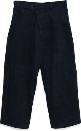 Jan-Jan Van Essche Pantaloni Aizome Overdyed - Blu