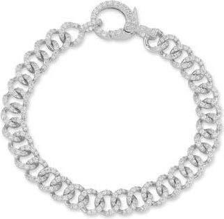 Glaze Jewelry Sterling Silver CZ Chain Link Bracelet at Nordstrom Rack