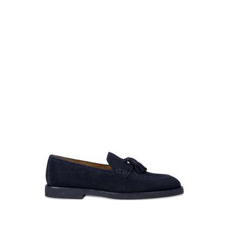 Doucal's Loafers, male, Blue, Size: 10 1/2 US Adler Tassel Loafer