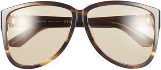 Miu Miu 61mm Pilot Sunglasses in Yellow at Nordstrom