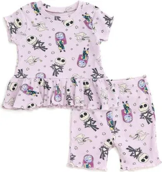 Disney Winnie the Pooh 2-Piece T-Shirt and Shorts Set in Jack Sally Purple at Nordstrom, Size 0-3M