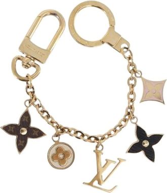 Louis Vuitton Pre-owned Metal Key Holder - Dames - Vintage Accessoires - Geel - ONE Size - Vintage