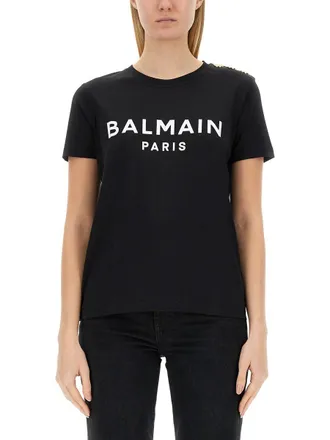 Balmain T Shirt With Logo