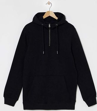 Jacamo 1/4 Zip Hoodie Long