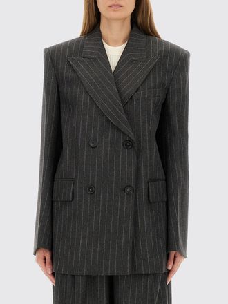 Sportmax Blazer di lana gessato Sportmax