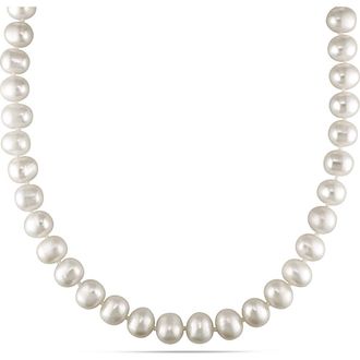 Delmar 10-11mm Baroque Freshwater Pearl Necklace in White at Nordstrom Rack