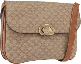 Celine Pre-owned Cross Body Bags, female, Beige, Size: ONE SIZE Pre-owned Vintage Cross Body Bag