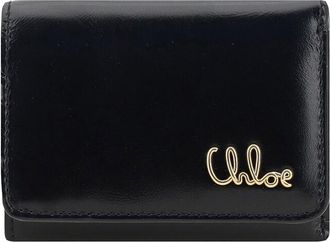 Chloé Logo Leather Wallet