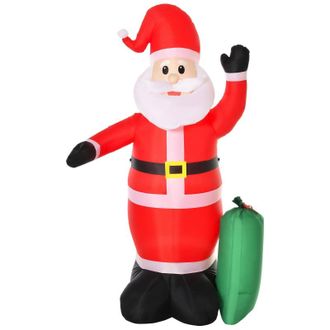 HOMCOM Inflatable Santa Claus 2.4m | TJ Hughes