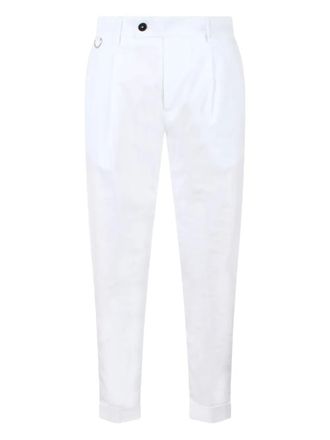 low brand Pantaloni con piega - Bianco