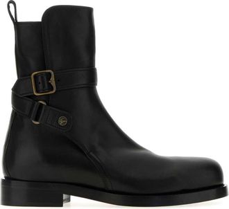 Burberry Black Leather Boots