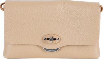 Zanellato Brown Grained Leather Shoulder Bag