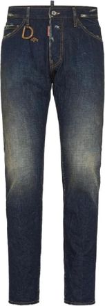 Dsquared2 Casual Heren Broek Aw 25 - Heren - Slim Fit Jeans - Blauw - L - Jeans