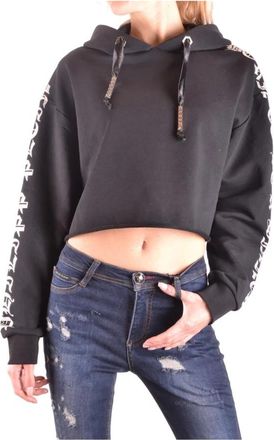 Philipp Plein Stijlvolle Sweatshirts & Hoodies - Dames - Hoodies - Zwart - XS - Hoodies & sweatvesten