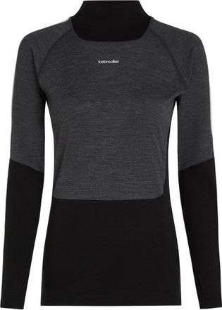 Icebreaker Merino 200 Oasis+ L/S High Neck Merinounterw&auml;sche f&uuml;r Damen | schwarz