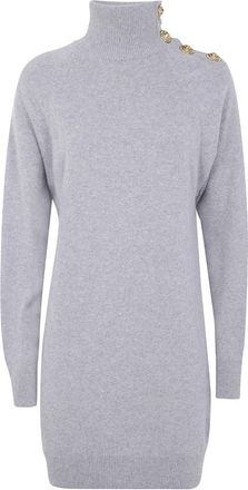 Balmain Mujer, Vestidos, Gris, Talla: XS