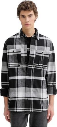 Karl Lagerfeld Katoenen Shirt - Heren - Casual Overhemden - Veelkleurig - L - Katoen - Overhemden