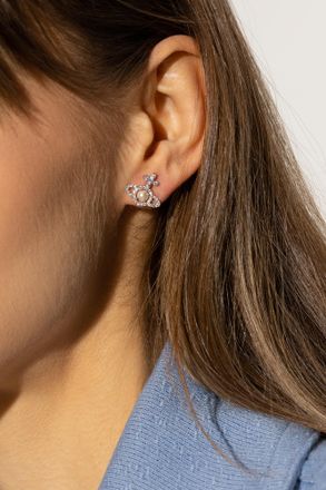 Vivienne Westwood Olympia Earrings, Womens, Silver