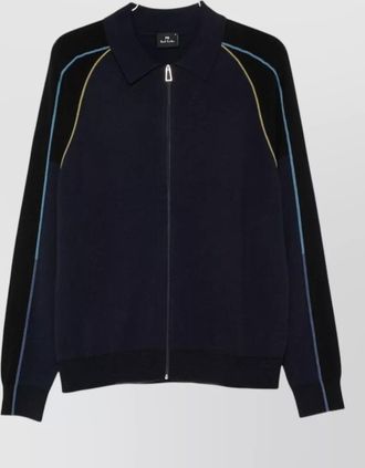 Paul Smith fine-knit zip-up cardigan