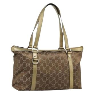 Gucci Pre-owned Vintage GG Canvas Tote - Pre-owned - Mujer - Marr&oacute;n - ONE SIZE