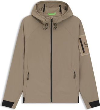 BOSS Water-repellent jacket with micro-waffle structure