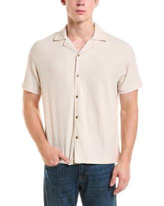 Reiss Hector Textured Cuban Shirt