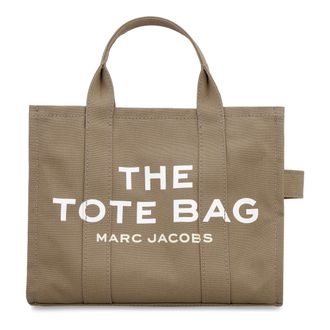 Marc Jacobs Tote Bags, female, Green, Size: ONE SIZE Medium Tote Bag Canvas