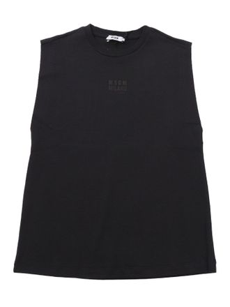 Msgm Light Interlock Senza Maniche, Unisex