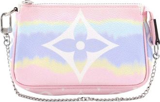 Louis Vuitton Pochette Accessoires Limited Edition Escale Monogram Giant Mini (Authentic Pre-Loved)