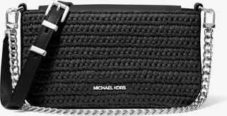 Michael Kors Bryant Small Crocheted Convertible Crossbody Pochette