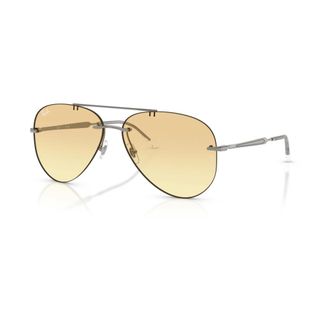 Ray-Ban Aviator Metal Zonnebril - unisex - Accessoires - Grijs - Maat: 62 MM Polyamide
