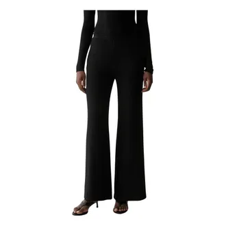 La Mania Broeken, Dames, Zwart, S, Wide-leg Trainingsbroeken