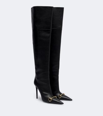 Gucci Donna Horsebit over-the-knee boots