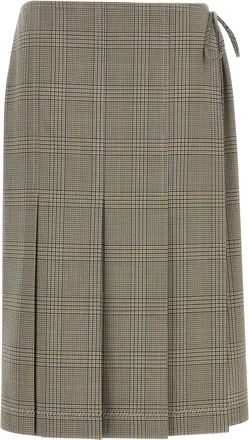 Marni Gray Polyester Midi Womens Skirt