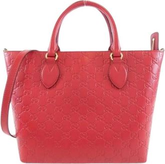 Gucci Pre-owned Handbags, female, Red, Size: ONE SIZE Pre-owned Vintage Handbag