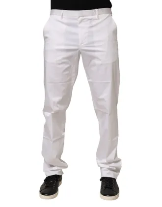 John Richmond Cotton Stretch Dress Formal Men Trouser Mens Pants (Pre-Owned)
