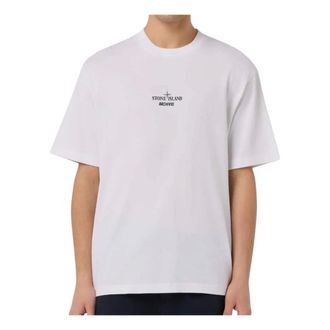 Stone Island Archivio T-Shirt - Tops - Hombre - Blanco - 3XL