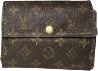 Louis Vuitton Pre-owned Leather Wallet - Dames - Vintage Accessoires - Bruin - ONE Size - Leer - Vintage