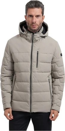Bugatti Giacca trapuntata con cappuccio - - Jackets - Uomo - Grigio - 3XL