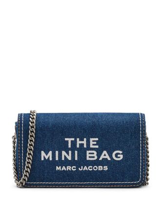Marc Jacobs Borsa The Denim Mini Chain - Blu