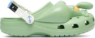 Crocs Mens Classic Clogs - Shoes Green/Multi Size 10.0