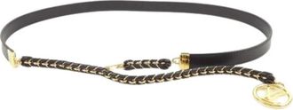 Louis Vuitton Pre-owned Belts, female, Black, Size: ONE SIZE Pre-owned Chain belt