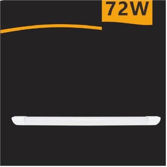 Trade Shop Trade Shop Traesio - Trade Shop - Plafoniera Led Slim 72 W 150 Cm Sottopensile Ripiani Luce 4000k 6500k 3000k
