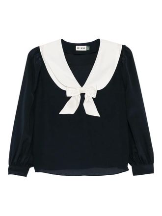 Rixo Eimer silk blouse - Blue