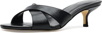 Calvin Klein Skylor Womens Sandals Black : 6.5 M, Leather