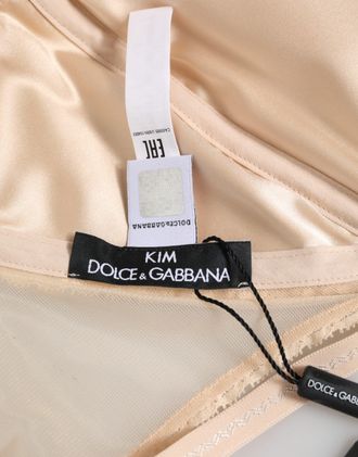 Dolce & Gabbana Triangle Soft Cup Soft Cup Bra - Beige