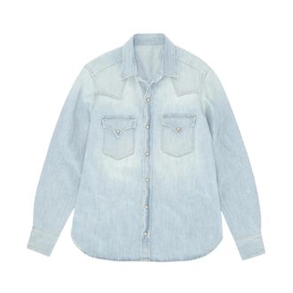 Fortela Ntex Texan Denim Shirt - Heren - Spijkeroverhemden - Blauw - L - Denim - Overhemden