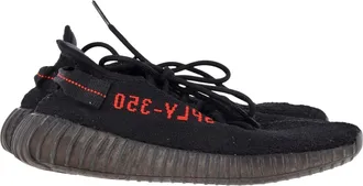 Yeezy by Kanye West Adidas x Yeezy Boost 350 V2 Low Top Sneakers in Black Cotton