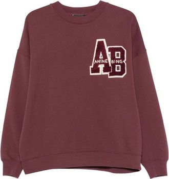 Anine Bing Miles Logo-patch Sweatshirt